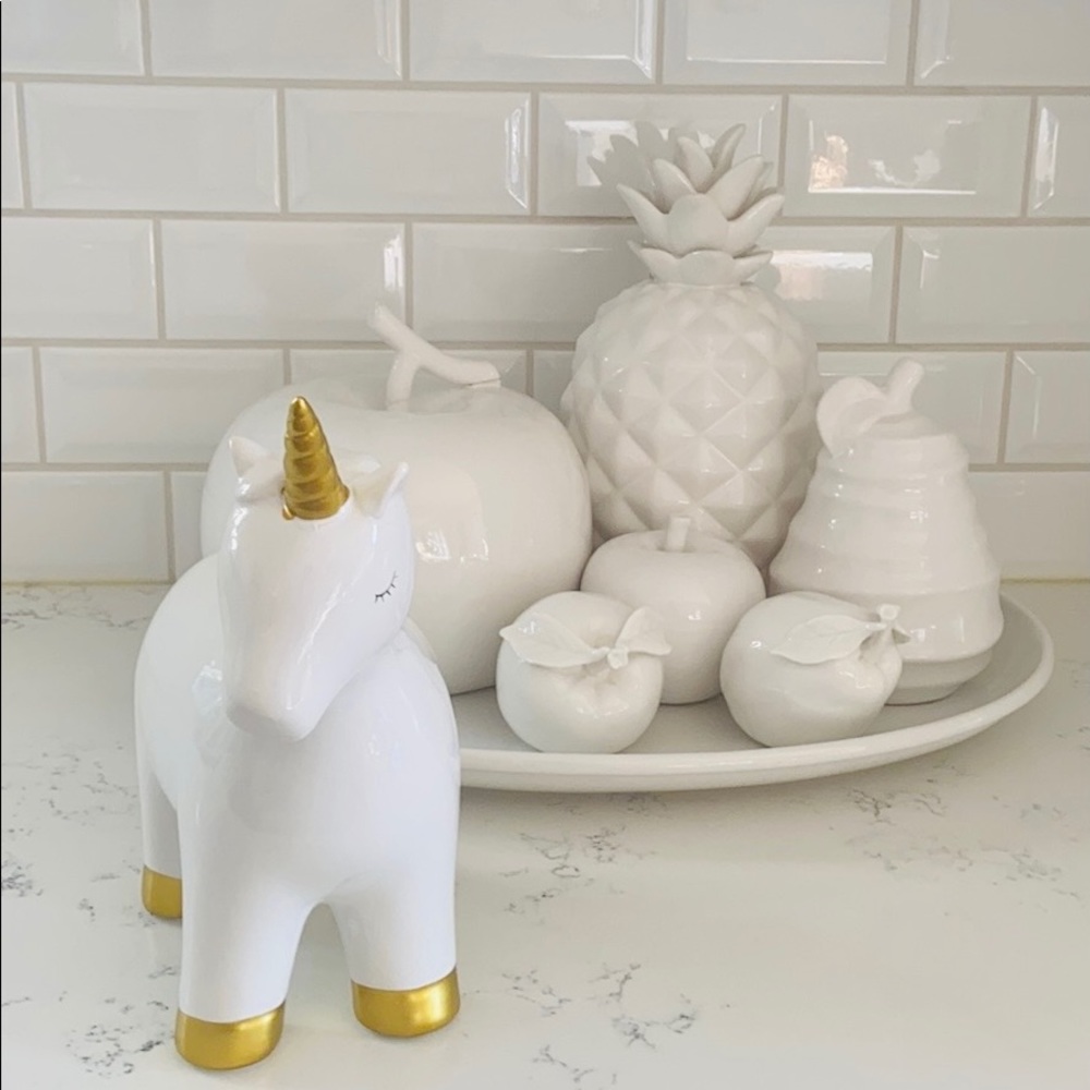 Home Goods Ceramic Unicorn Coin Bank - Picture 4 of 13